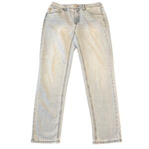 Seven7 Premium Brand Womens Size 4 Light Wash Straight Leg Stretch Jeans Blue